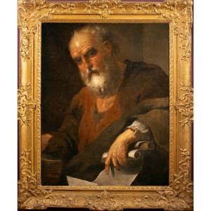 Portrait Of A Philosopher, Entourage Of Serodine, Italy Early 17th Century