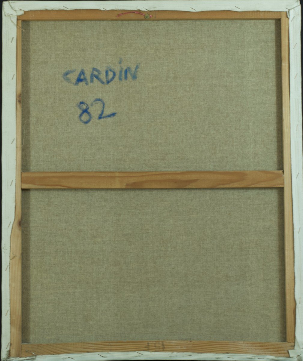 Annie Cardin  Tableau Moderne  Abstraction  Lyrique 1982 Paris Bogratchew-photo-4