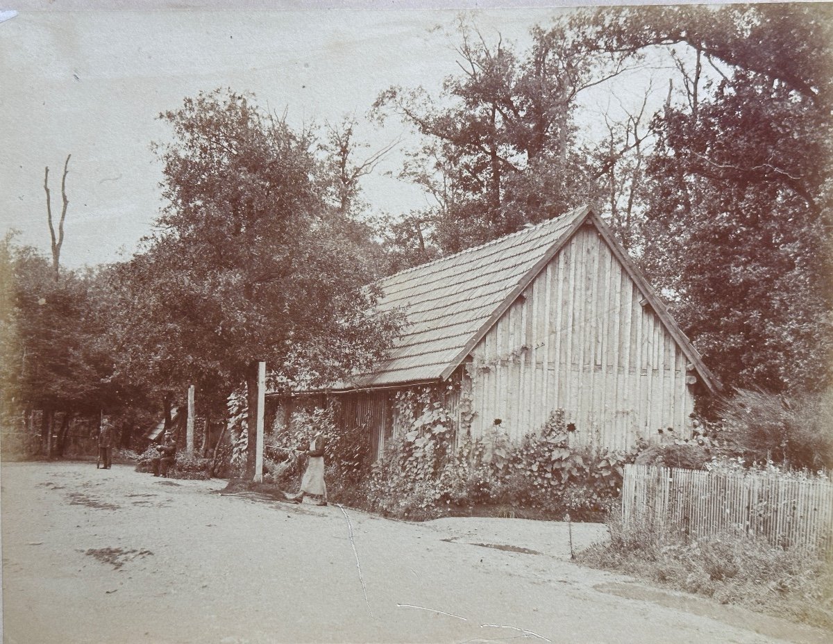Ancienne Photo Photographie Pierre Petit Commune Paris Garnison Jardin Animé 19e -photo-3