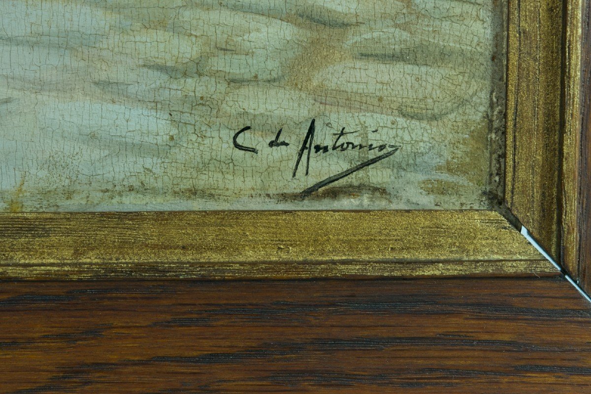 Cristóbal De Antonio Portrait Jeune Femme Paris Vieux Metiers La Marchande Fleurs-photo-2