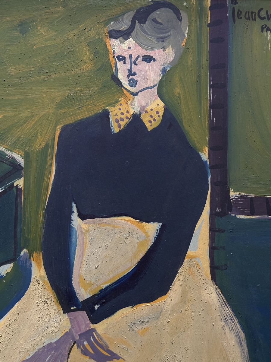 Jean Claude Bédard Portrait Of The Young Girl Seated Pau Yan Dieusaide -photo-4