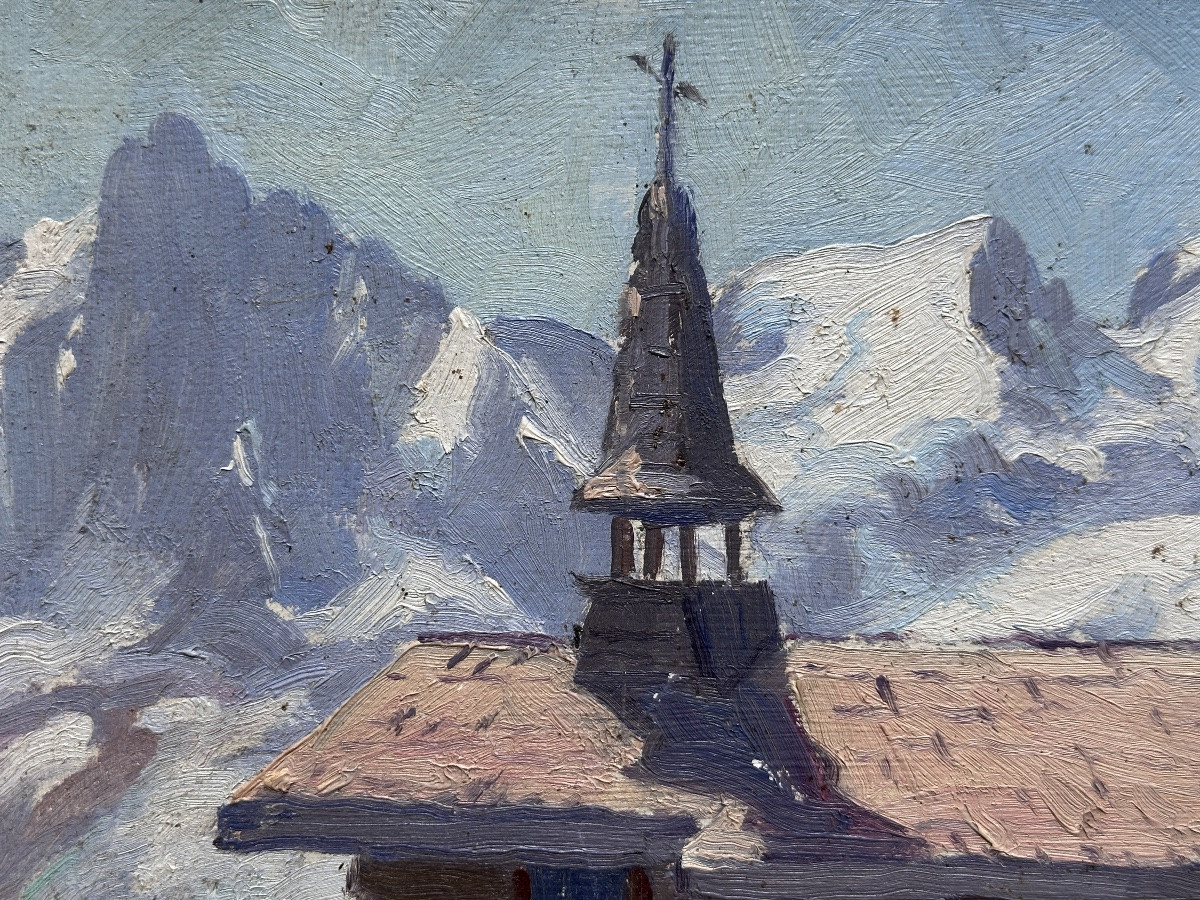 Florent Chadé Landscape Chalet Raccard The Alps Bell Tower Mountain Landscape Valais Switzerland Snow -photo-2
