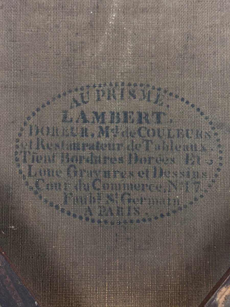 École Française Beau tableau ancien romantique portrait d’homme redingote signé 1850 sv BOILLY-photo-5