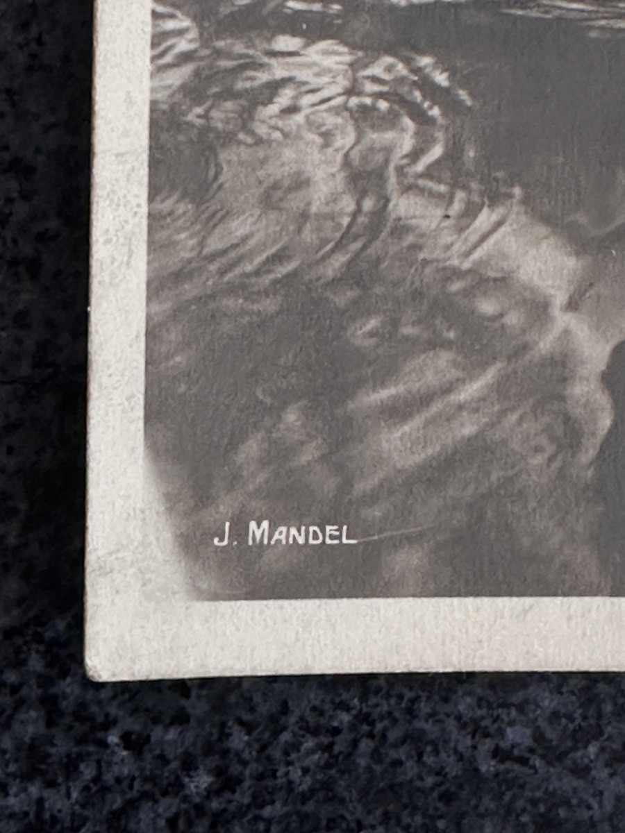MANDEL photo portrait de femme Nue baigneuse reflet EAU  ART DECO-photo-3