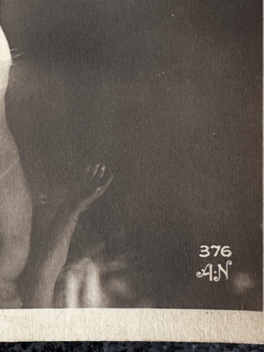 MANDEL photo portrait de femme Nue baigneuse reflet EAU  ART DECO-photo-4