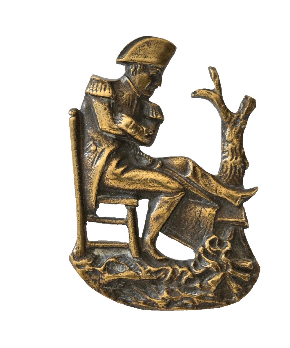 NAPOLEON  Empire  BONAPARTE Ancien bronze de parement  Campagne EGYPTE PYRAMIDE 19e  russie-photo-1