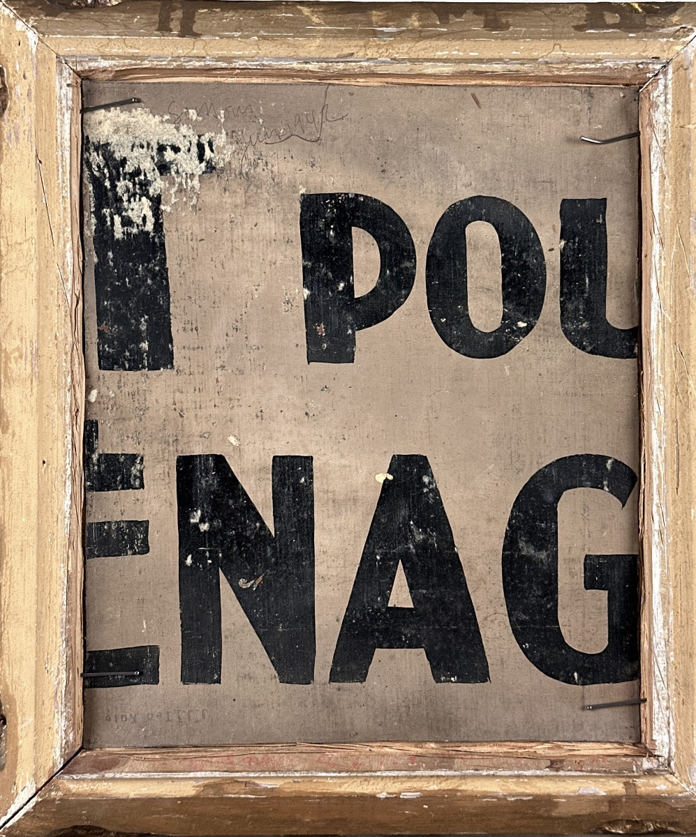 Modern Painting Beautiful Portrait Of Young Woman Expressionist 1944 Signed Oil -photo-4