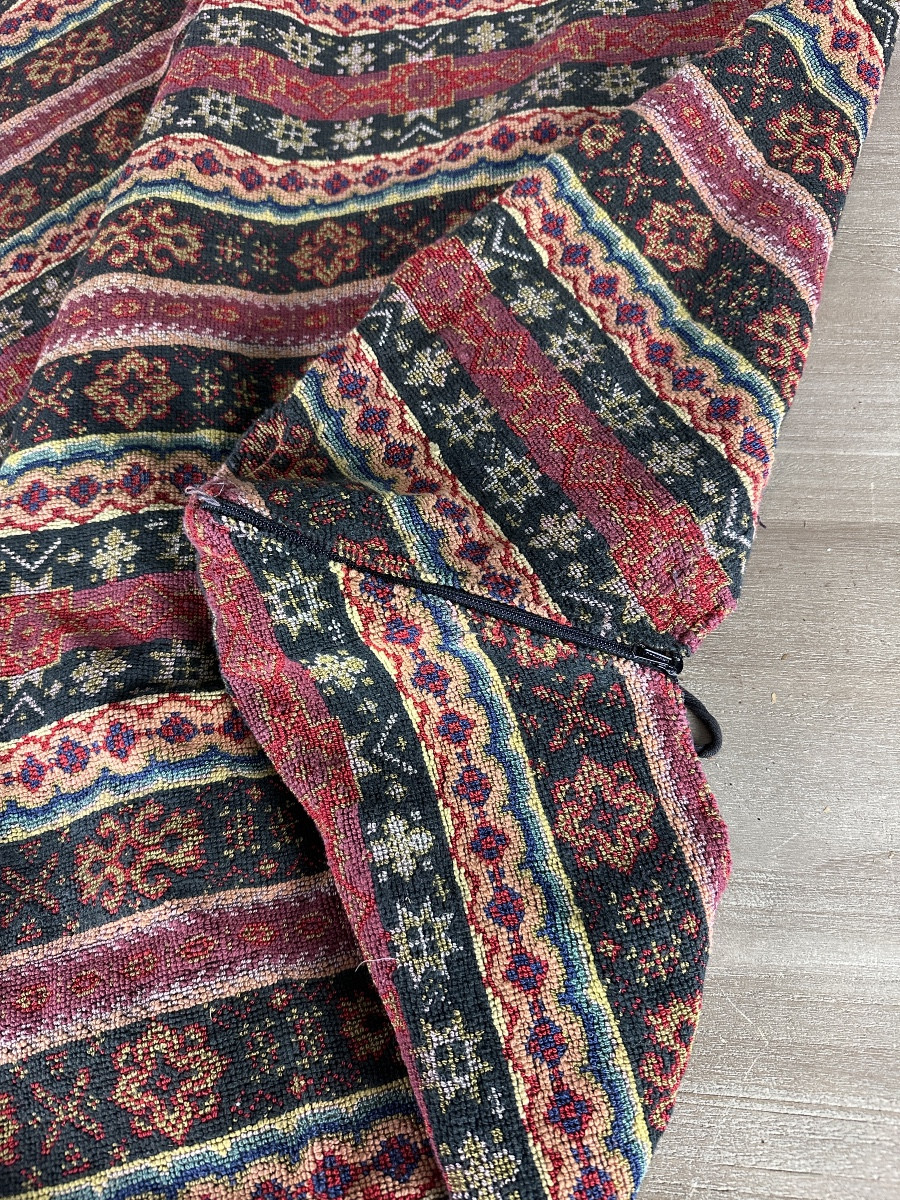 Kilim Kurdish Turkish Wool Color Cushion Fabric Nomad Wall Hanging Textile Iran Decor Sofa -photo-2