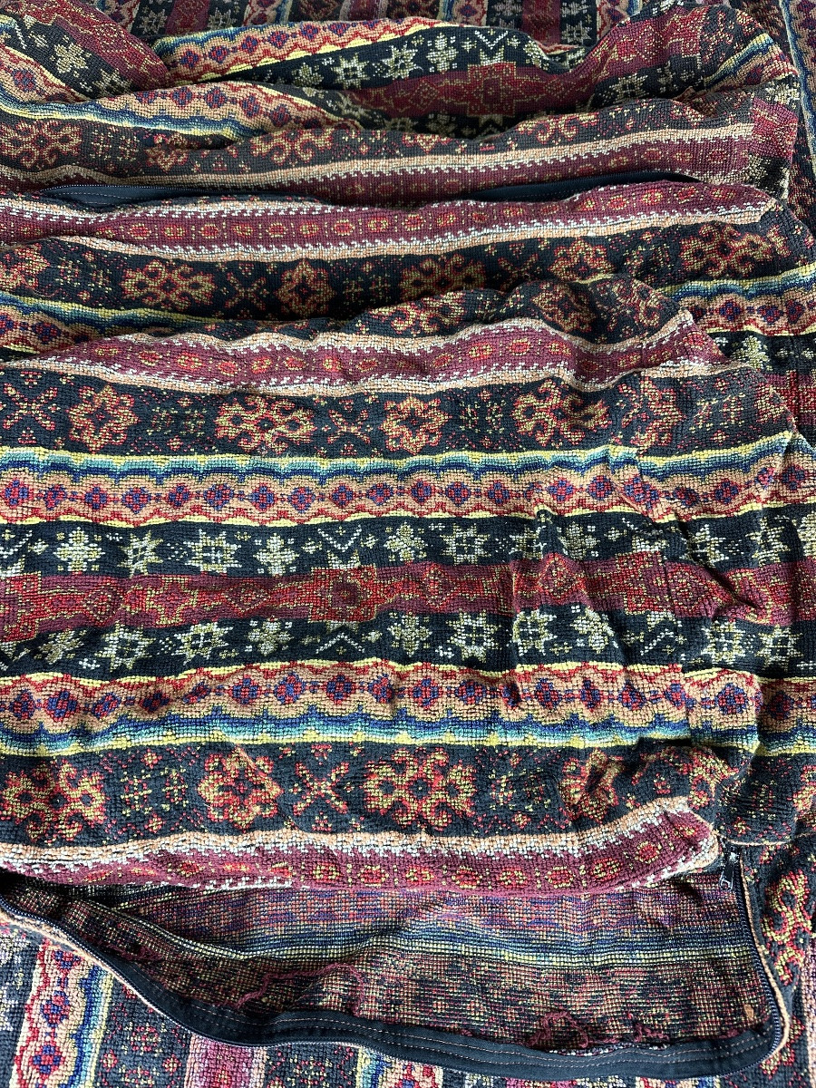 Kilim Kurdish Turkish Wool Color Cushion Fabric Nomad Wall Hanging Textile Iran Decor Sofa -photo-1