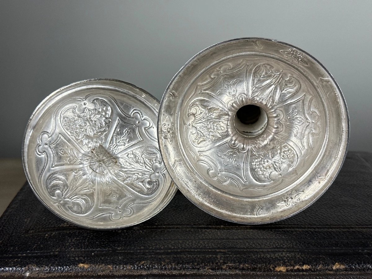 Solid Silver Ciborium In A Case, Favier Frères Lyon, For Religious Mass-photo-4