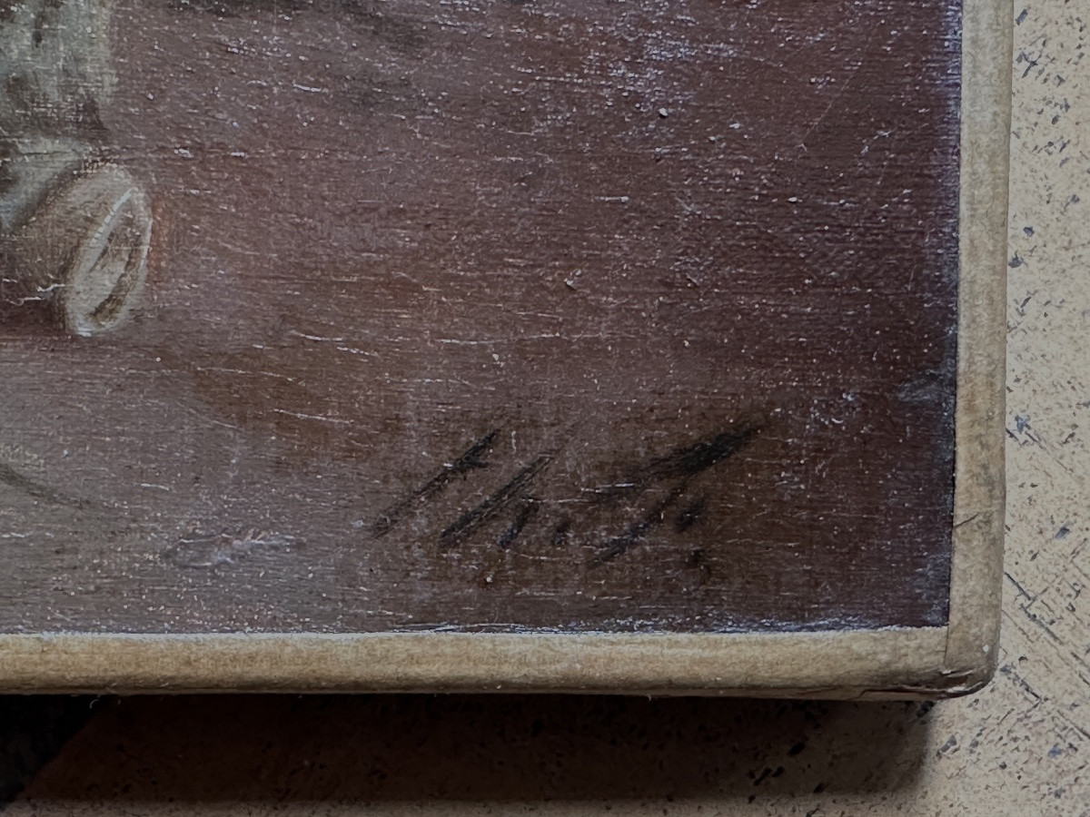 Théodore Fort, Animal Painting, Horse, Farrier, 19th Century  -photo-3