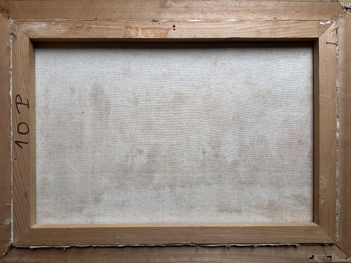 Aimé Debono Painting Snow Mountain Alps Grésivaudan Dents De Crolles Chartreuse -photo-6