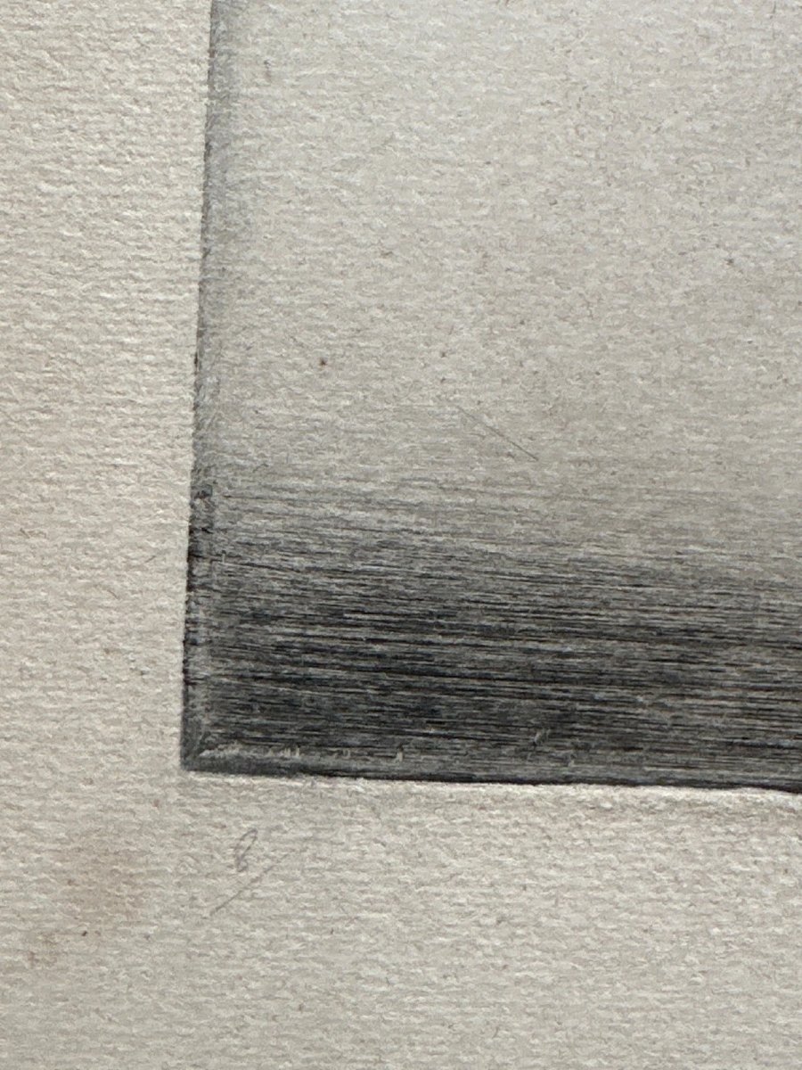 Paul Renouard  Belle Gravure portrait de Chaton Chat jouant Art Nouveau-photo-2