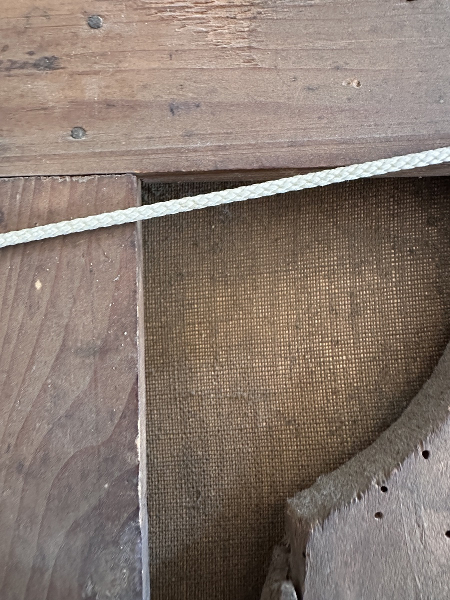 Beau tableau portrait jeune femme  mention Devéria 1830 école Française -photo-4