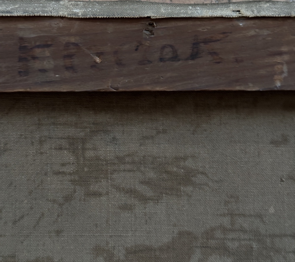 Duval-Gozlan  Tableau paysage Chaumière mer Marine Bretagne  crépuscule 1900-photo-5