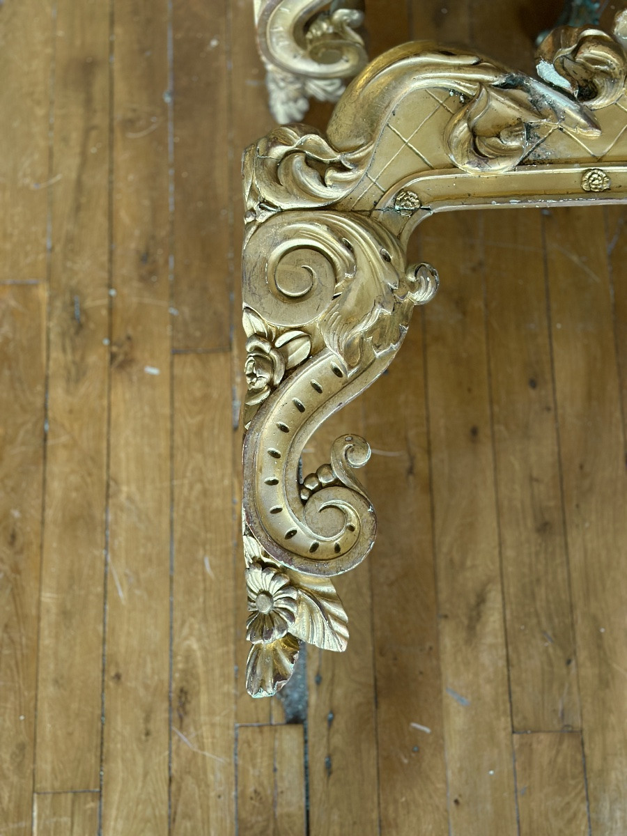 Pair Of Gilded Carved Wood Valances Louis XV Bed Decoration Home Décor Bed-photo-2