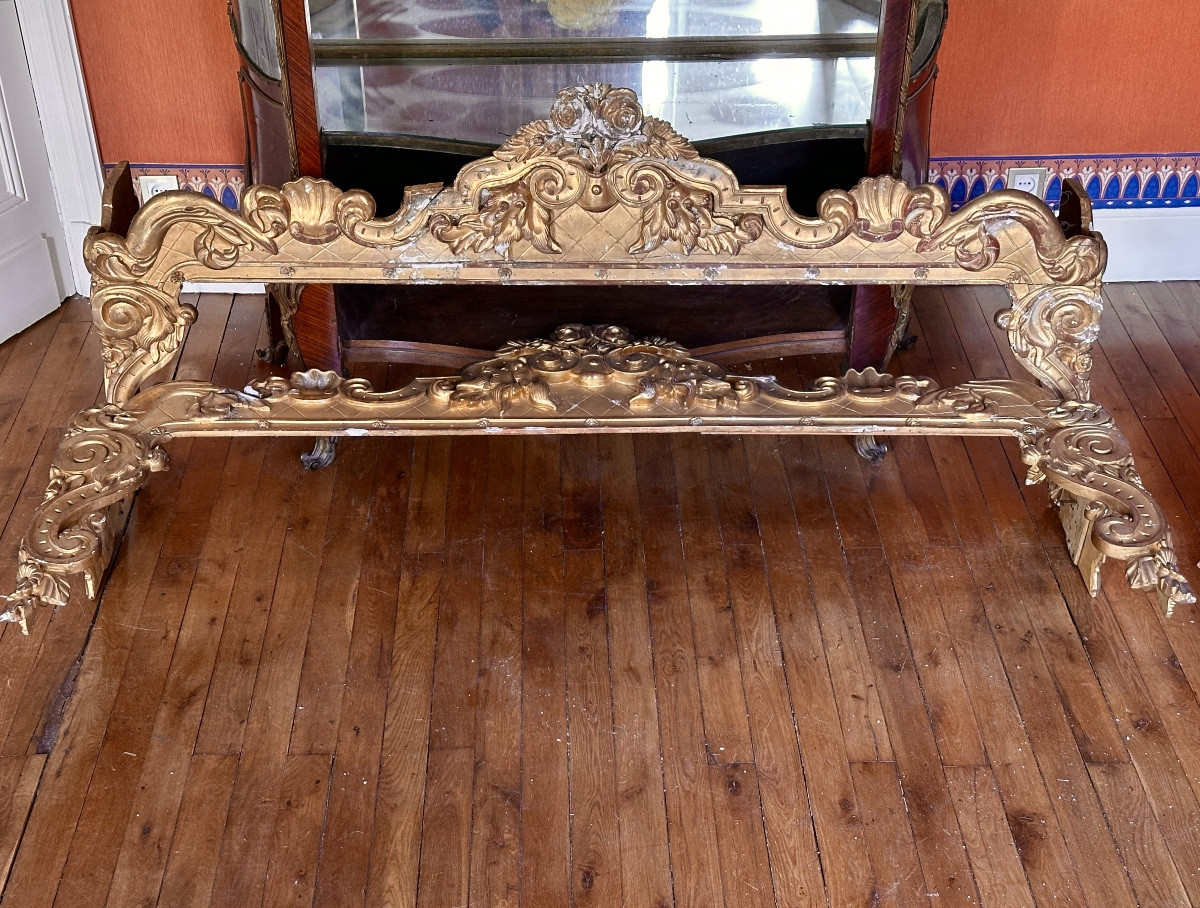 Pair Of Gilded Carved Wood Valances Louis XV Bed Decoration Home Décor Bed