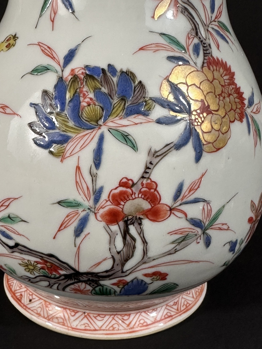 Verseuse porcelaine de Chine Compagnie des Indes  monture en argent XVIIIe KANGXI-photo-3