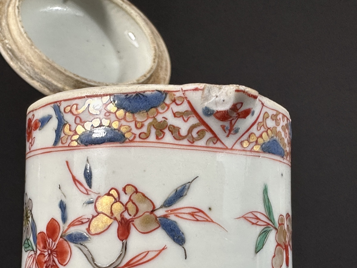 Verseuse porcelaine de Chine Compagnie des Indes  monture en argent XVIIIe KANGXI-photo-6