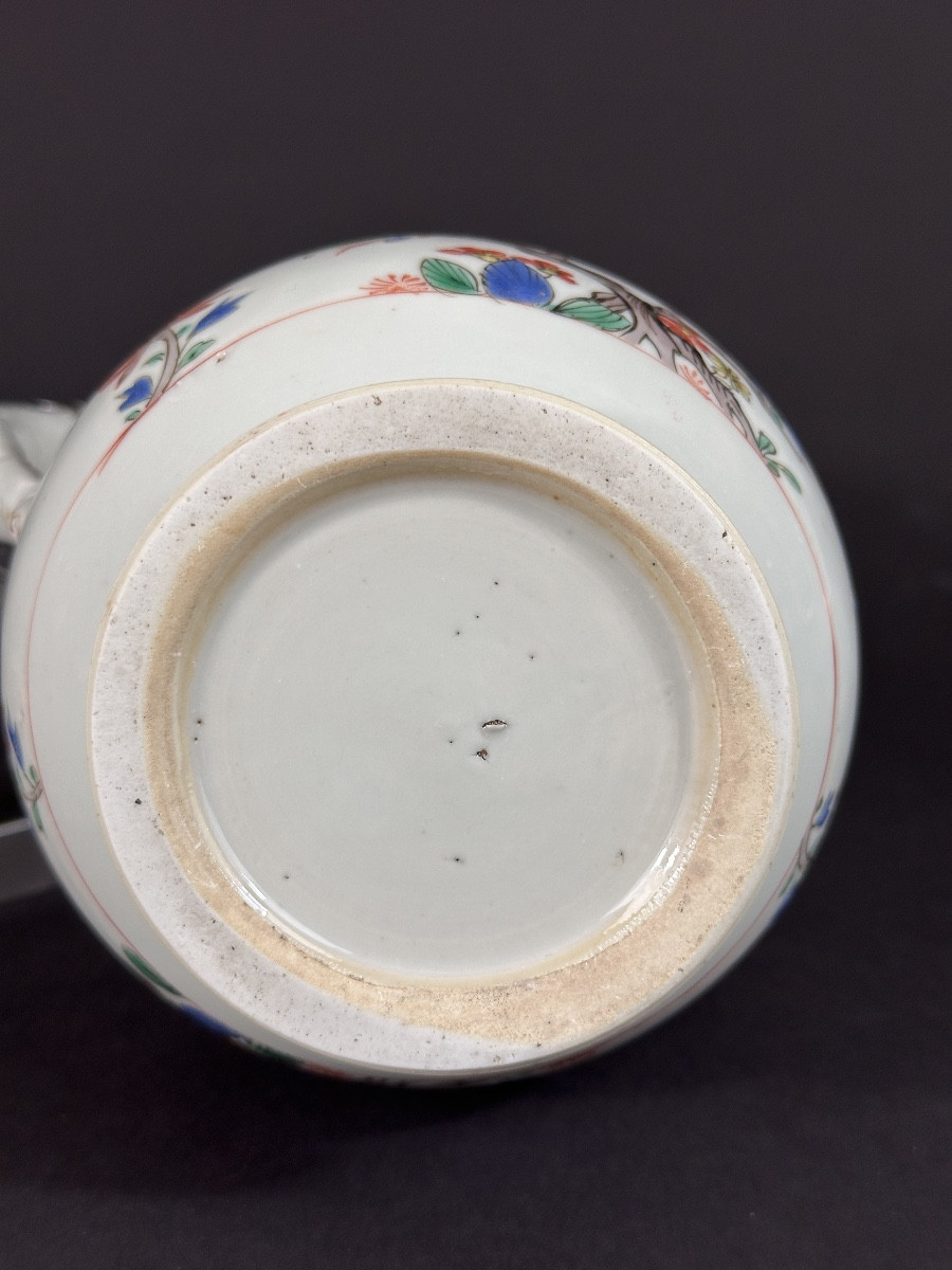 Verseuse porcelaine de Chine Compagnie des Indes  monture en argent XVIIIe KANGXI-photo-7