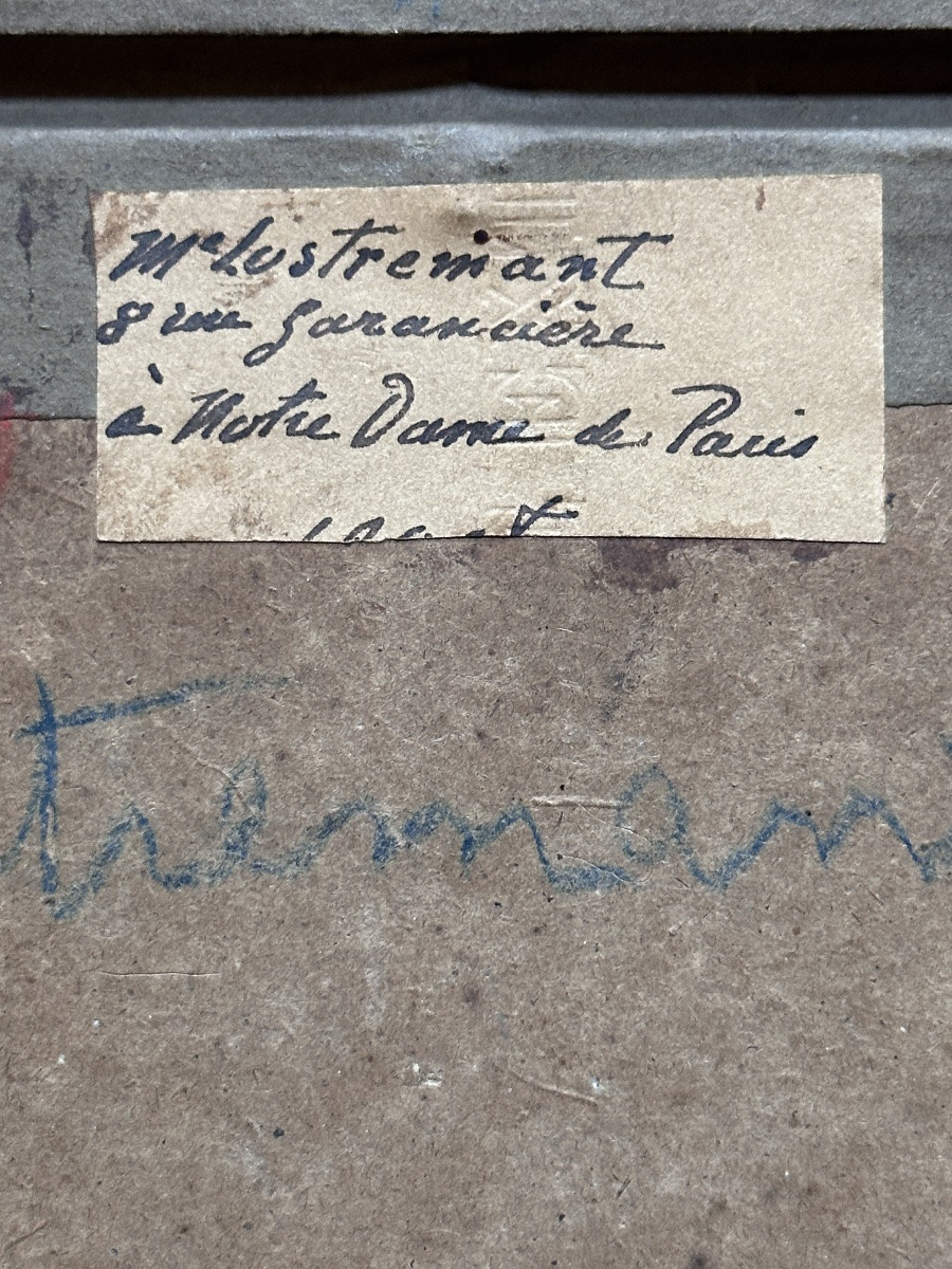Marie Louise Lustremant Tableau La Procession Notre Dame De Paris Enfant De Coeur Moniale-photo-4
