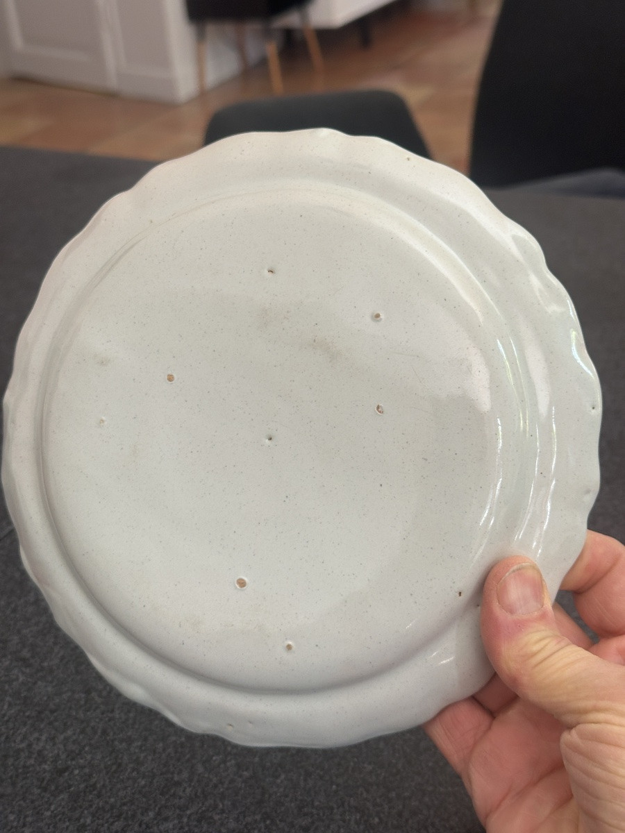 Rose De Pesaro Earthenware Plate Italy Casali Callegari 18th Century-photo-2