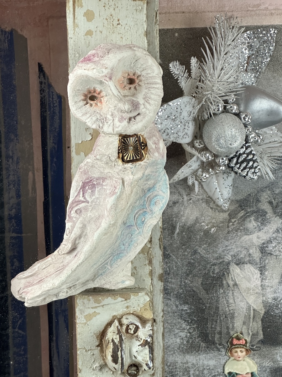 Paul Duchein  boite objet  vitrine objet art populaire brut singulier st. Cornell  -photo-1