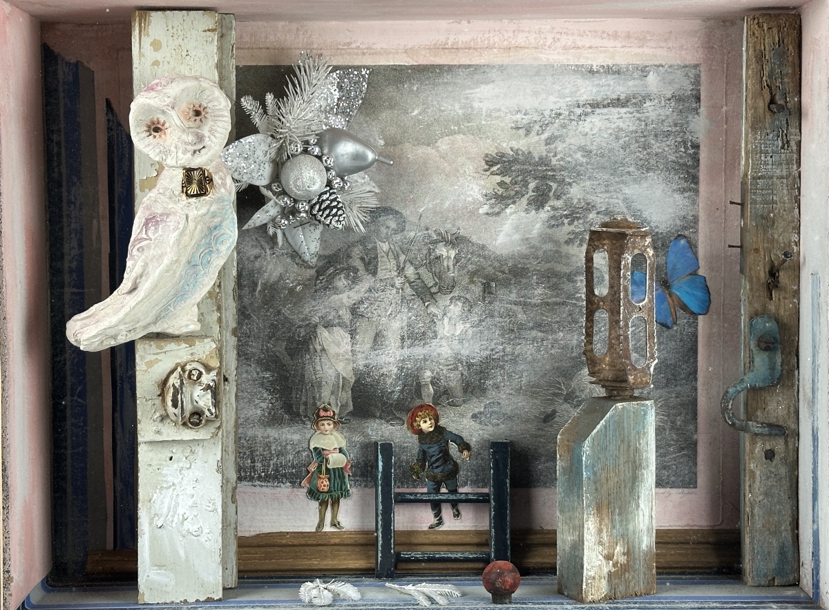 Paul Duchein  boite objet  vitrine objet art populaire brut singulier st. Cornell  