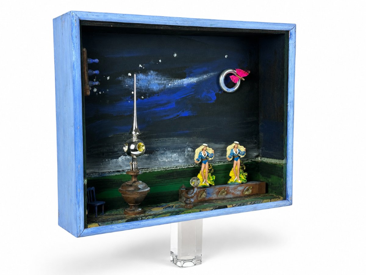 Paul Duchein, Unique Art, Art Brut, Box, Object, Surrealism, The Garden Of Eden, Night, André Breton-photo-3