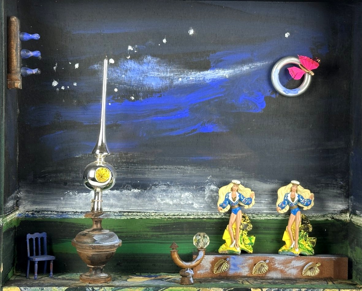 Paul Duchein, Unique Art, Art Brut, Box, Object, Surrealism, The Garden Of Eden, Night, André Breton-photo-4