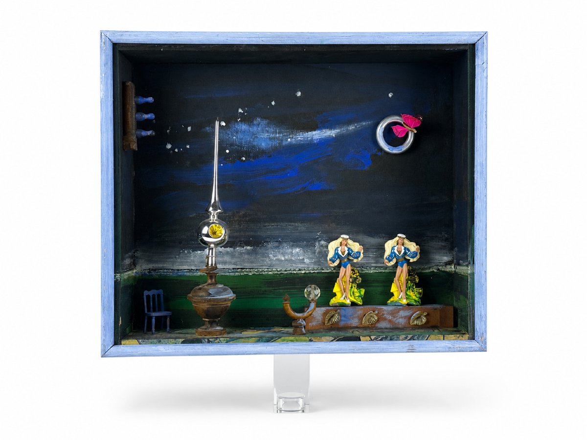 Paul Duchein, Unique Art, Art Brut, Box, Object, Surrealism, The Garden Of Eden, Night, André Breton-photo-5