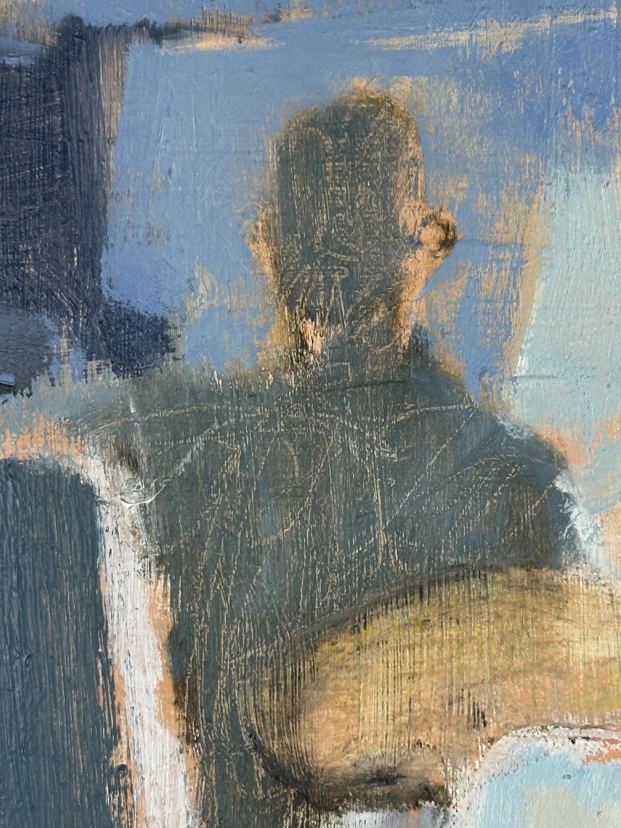 Bernard Piga  Erotic Painting Depicting The Painter And His Model In The Studio   Hst Frame XX-photo-6