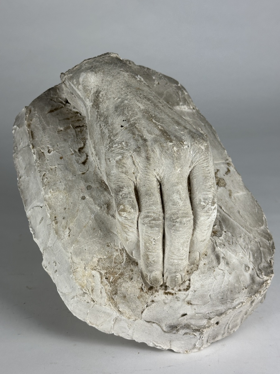 Albert Séraphin  Sculpture  Plaster Cast Of The Right Hand, Anatomical Study, Eugène V, 1926-photo-1