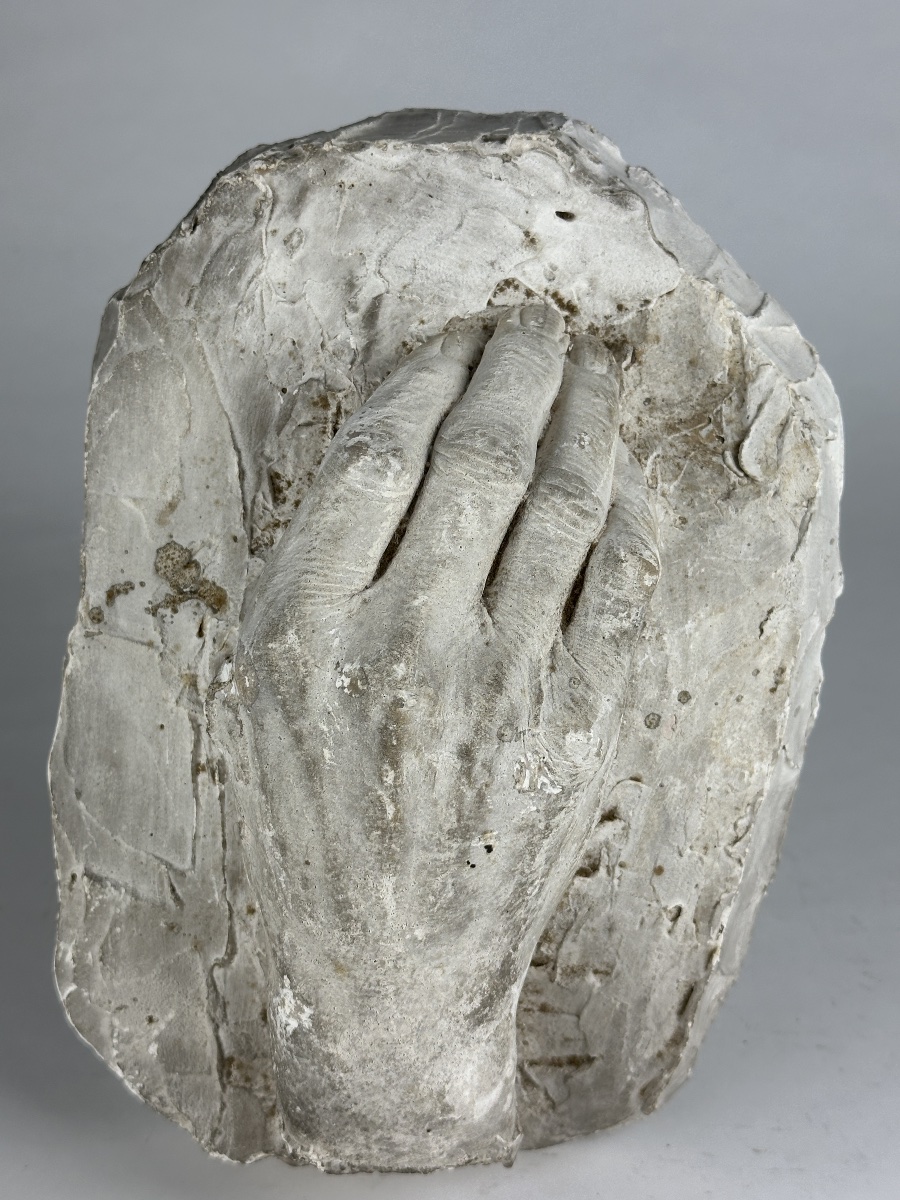 Albert Séraphin  Sculpture  Plaster Cast Of The Right Hand, Anatomical Study, Eugène V, 1926-photo-2