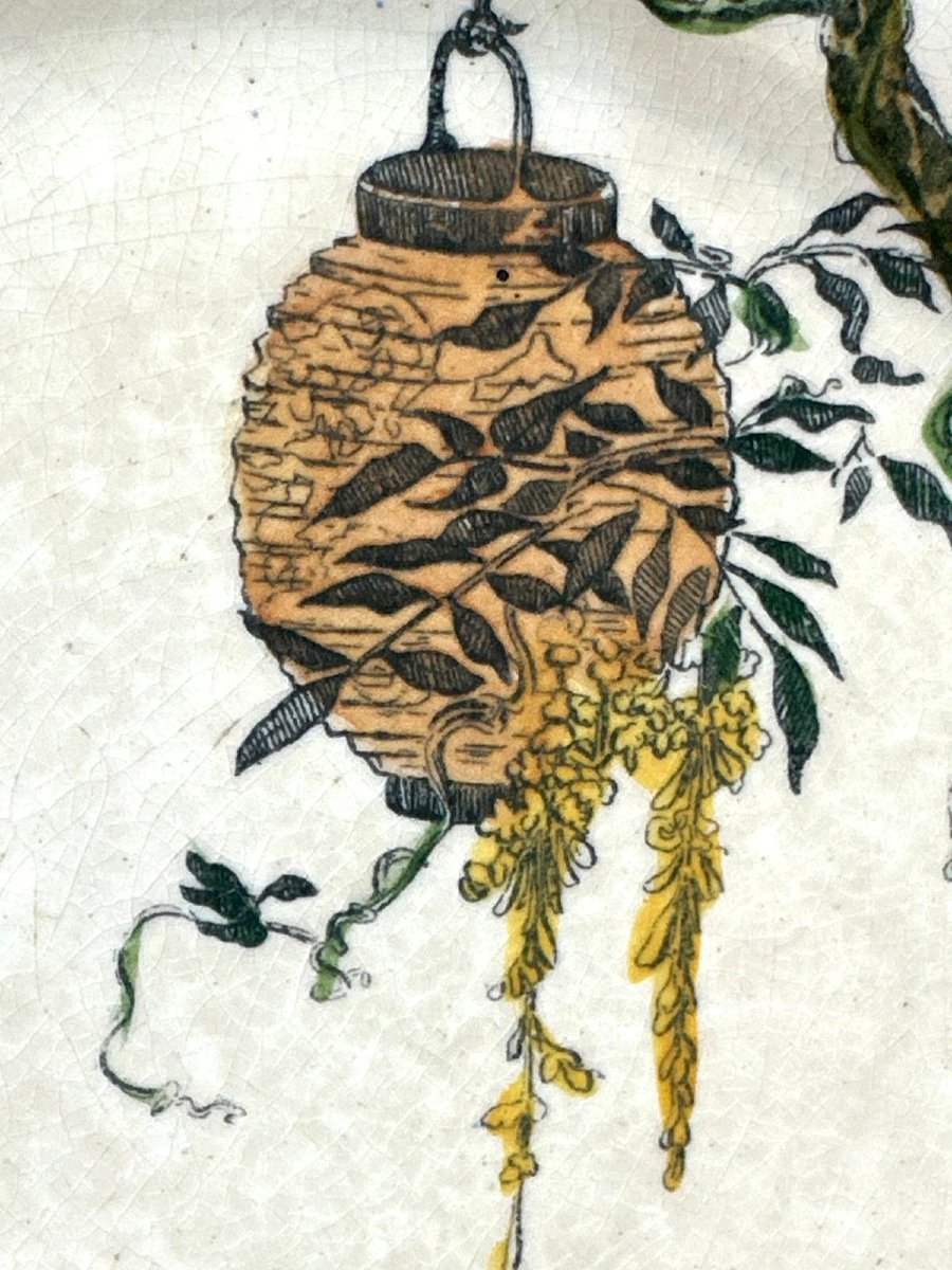 Assiette L'escalier de cristal Paris lapin japonisme Rousseau Bracquemond-photo-4