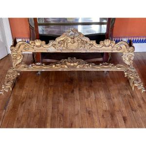 Pair Of Gilded Carved Wood Valances Louis XV Bed Decoration Home Décor Bed