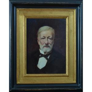 Edouard Rosset Granger Portrait Old Painting Man Belle Epoque Paris