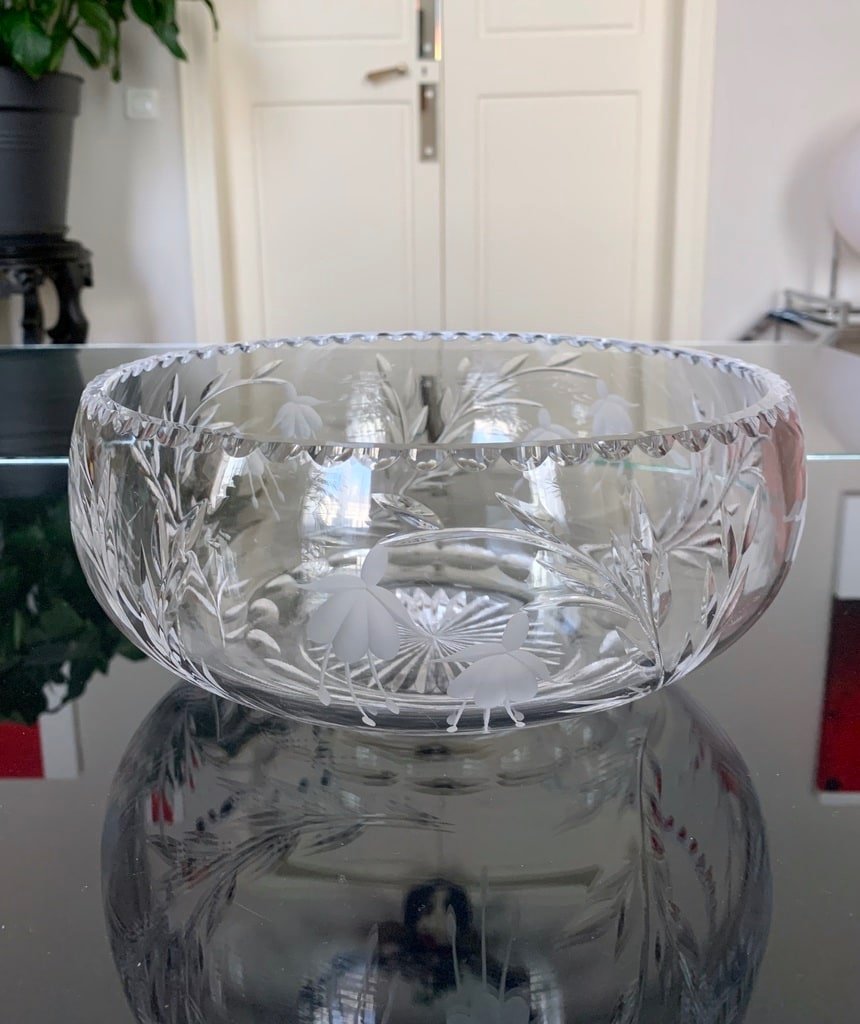 Vintage Crystal Decorative Cup
