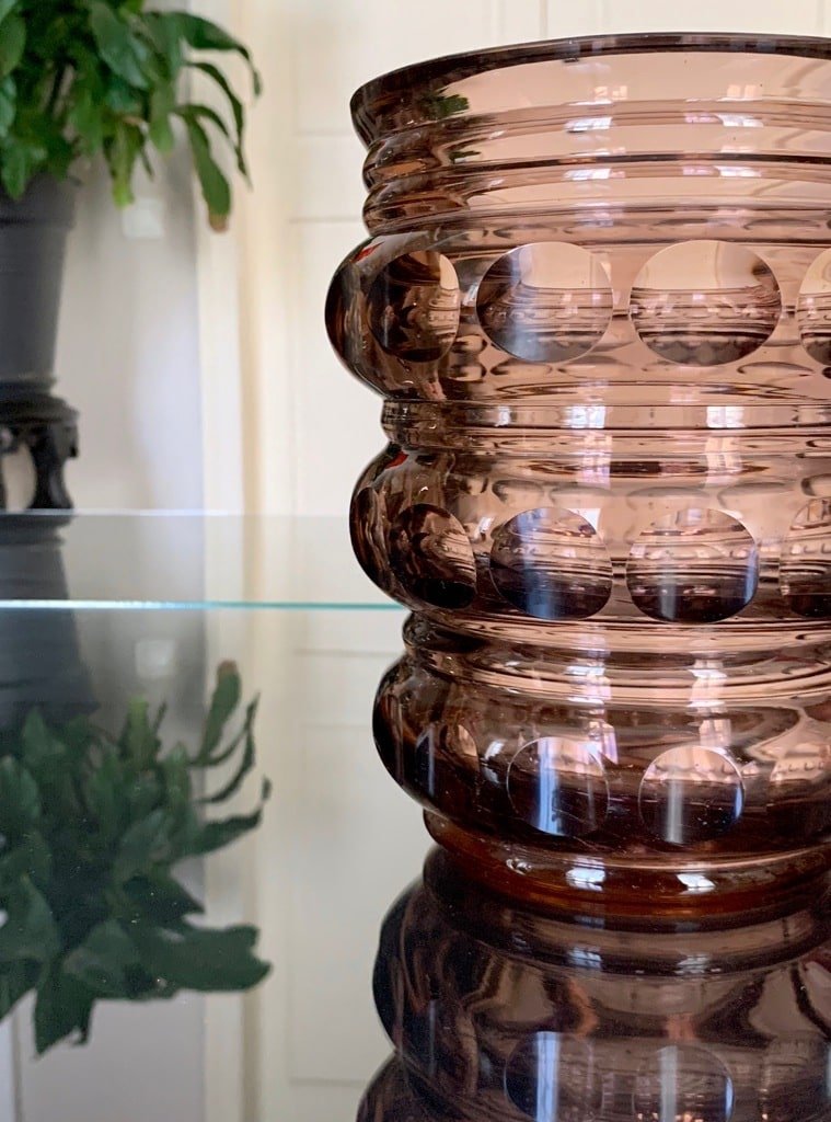 Vase  En Cristal - Décoration Vintage-photo-2