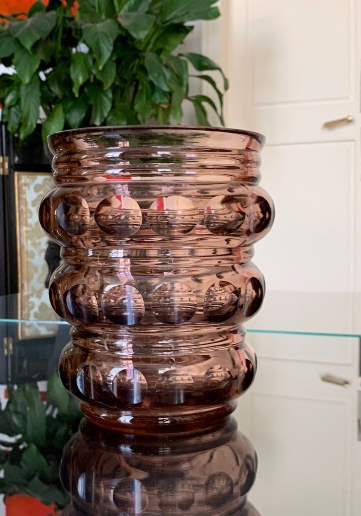 Vase  En Cristal - Décoration Vintage-photo-3