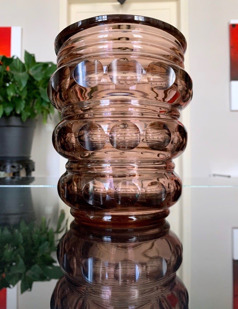Vase  En Cristal - Décoration Vintage-photo-4
