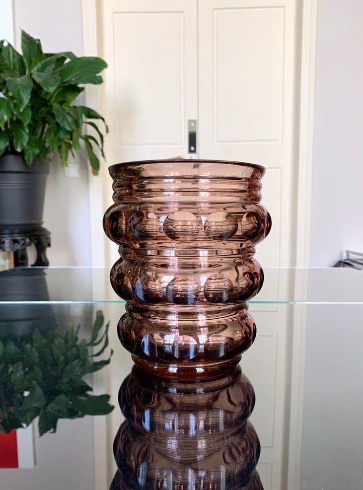 Vase  En Cristal - Décoration Vintage