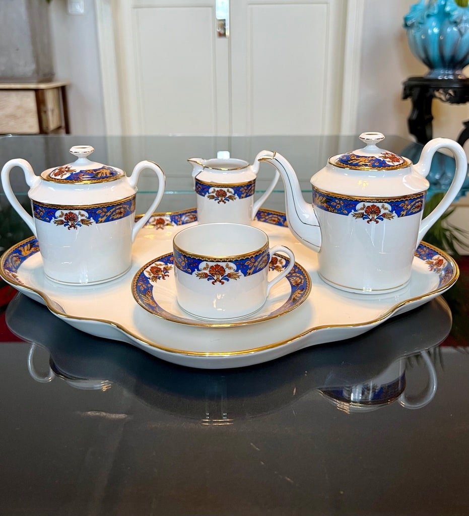 Service à Thé Vintage - Solitaire En Porcelaine-photo-5