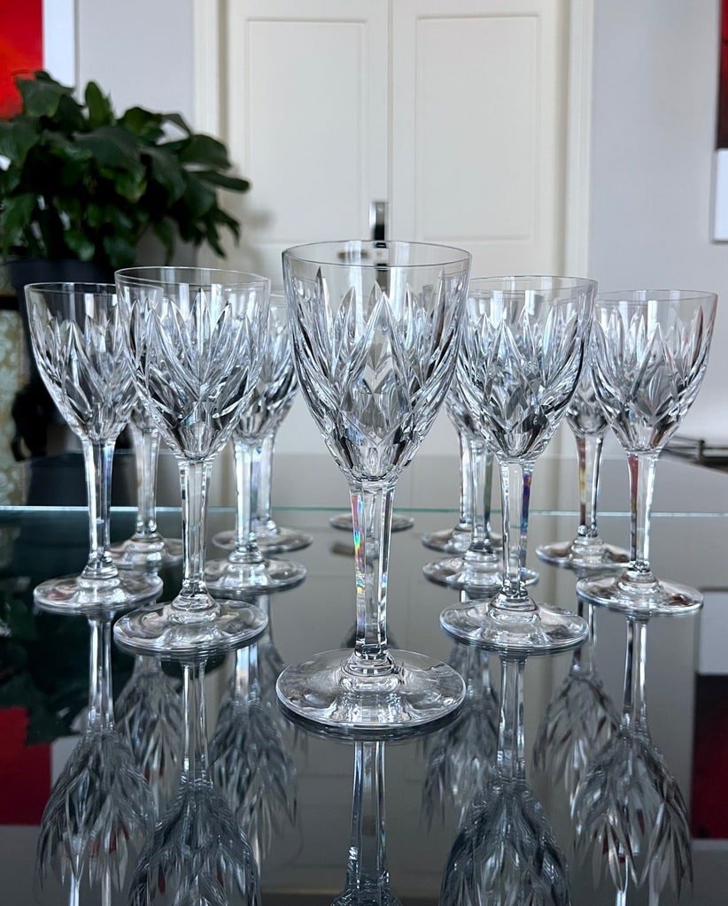 Crystal Water Glasses Saint Louis - Monaco-photo-3