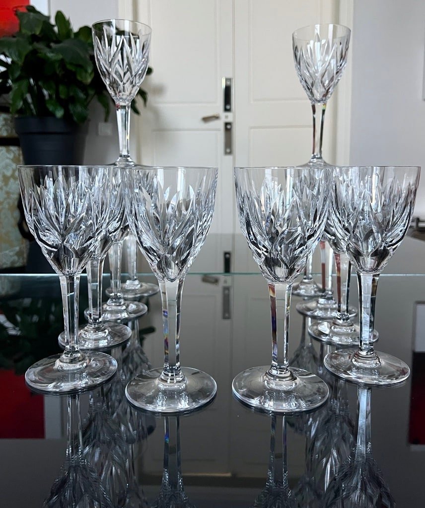 Crystal Water Glasses Saint Louis - Monaco-photo-1