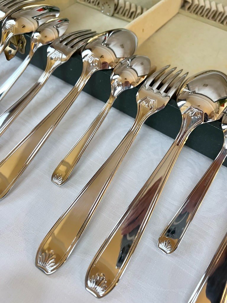 Vintage Stainless Steel Cutlery Set - Guy Degrenne - Cutlery-photo-3