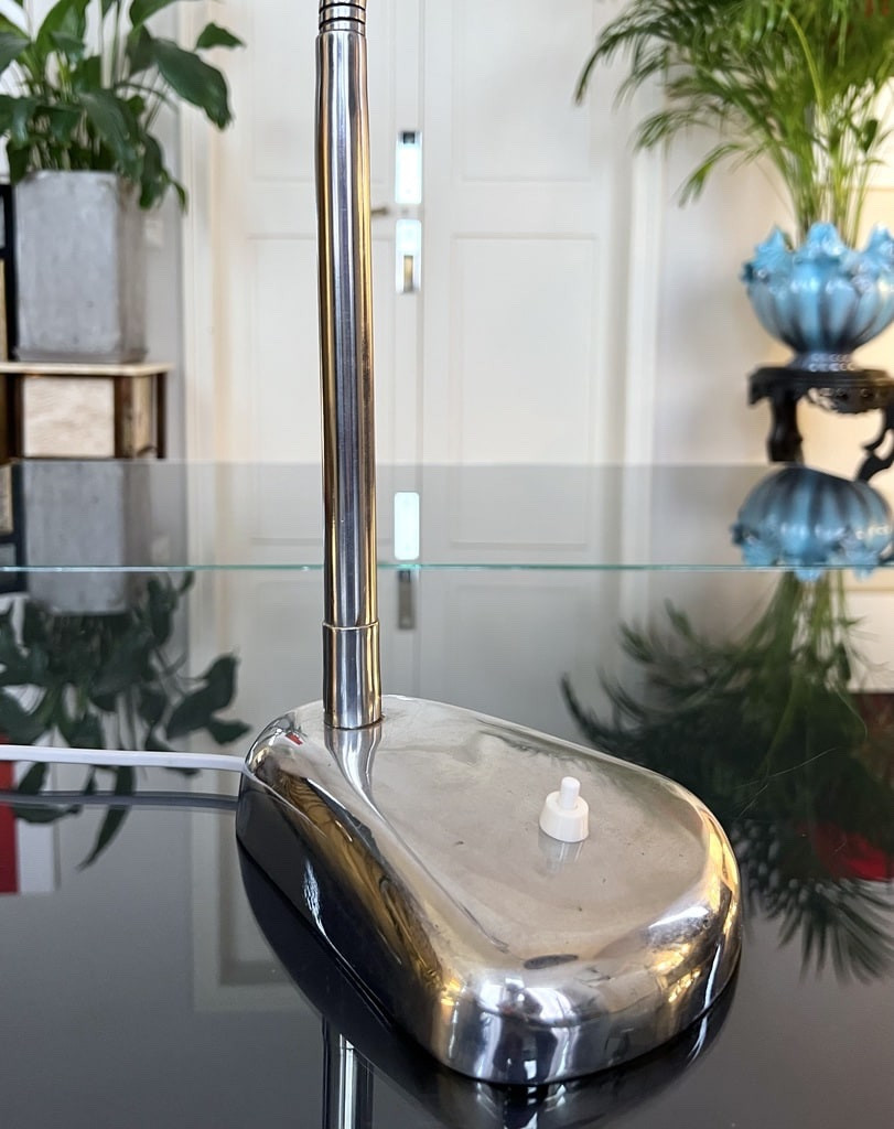 Lampe De Bureau Vintage Métal chromé - Atelier Design Industriel XXe siècle-photo-2