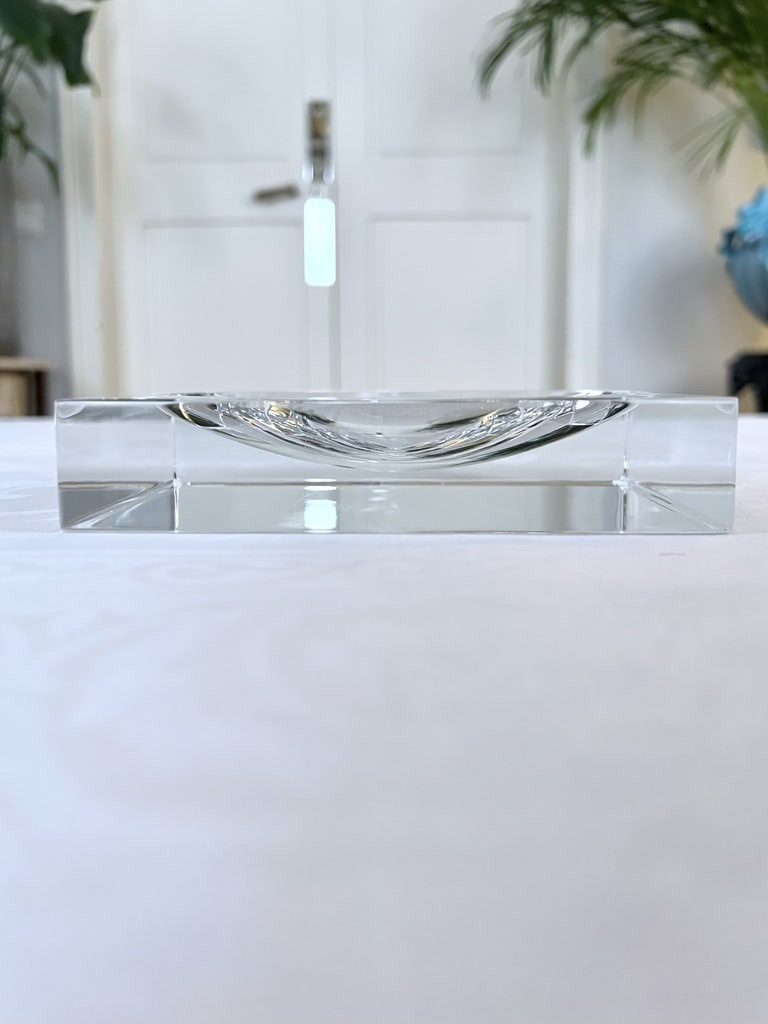 Baccarat Crystal Trinket Dish - Modern Vintage Decoration-photo-2