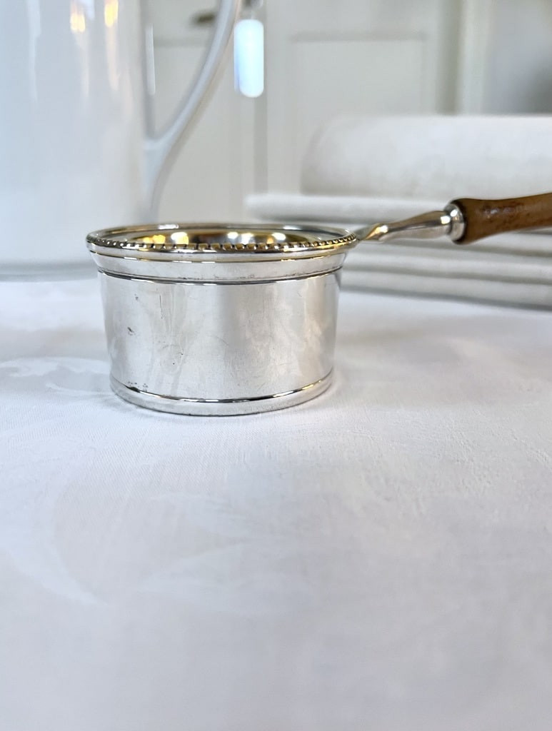Silver-plated Tea Strainer - Late 19th Century, Early 20th Century-photo-2