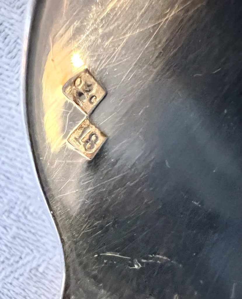 Ménagère Art Déco 38 pièces en Alfénide - Monogrammes - Orfèvre Christofle-photo-7